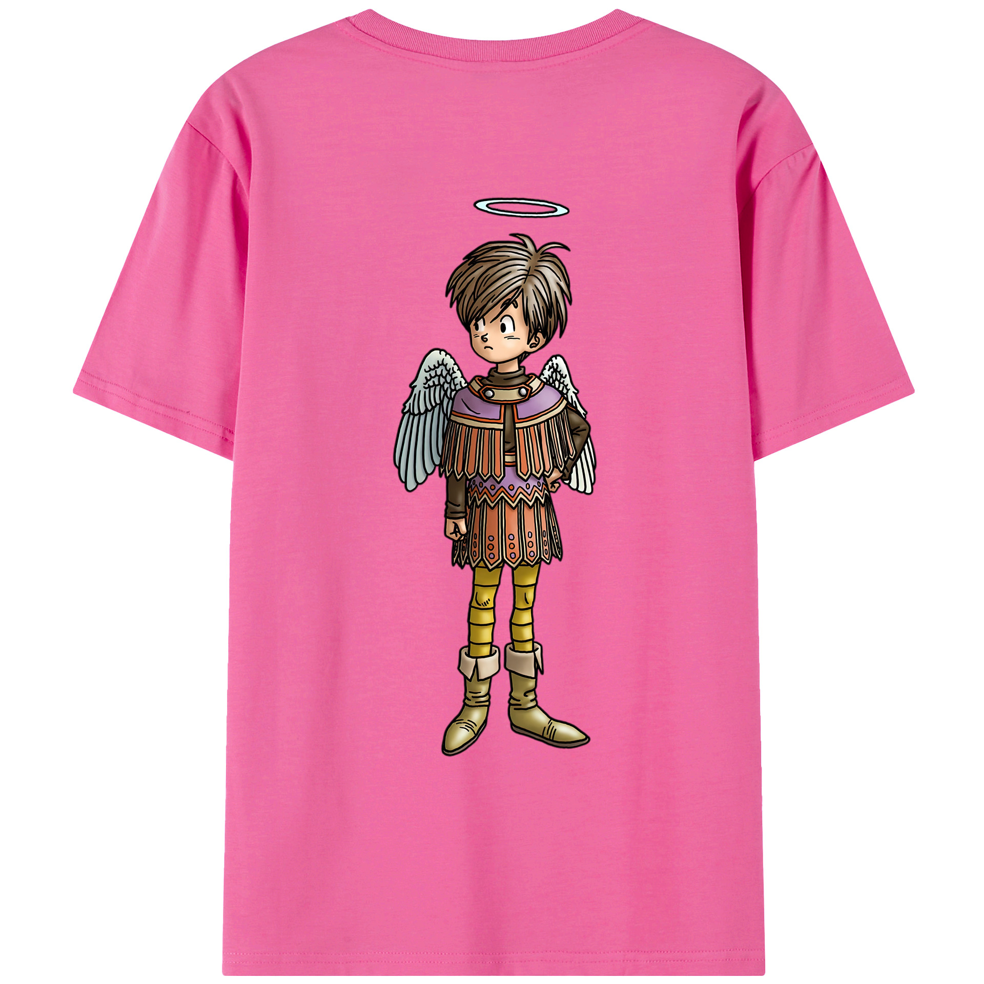 （画像用） ドラゴンクエスト Doragon Kuesuto Dragon Quest レディース半袖Tシャツ(バックプリント)